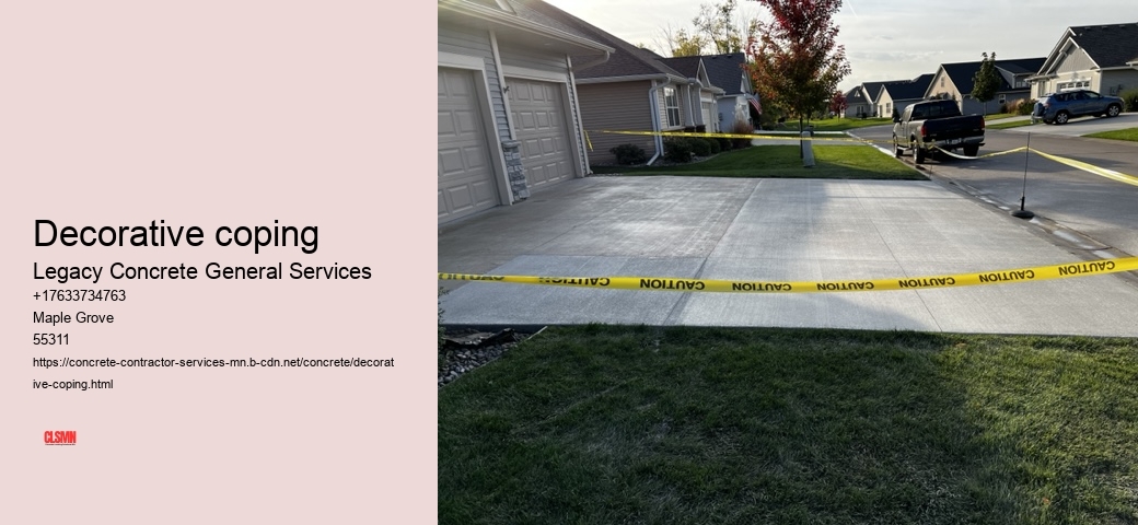 Decorative coping